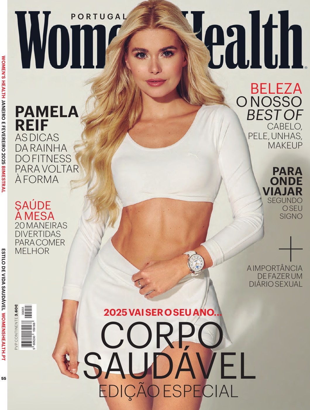 Capa da Women’s Health Portugal n.º 55